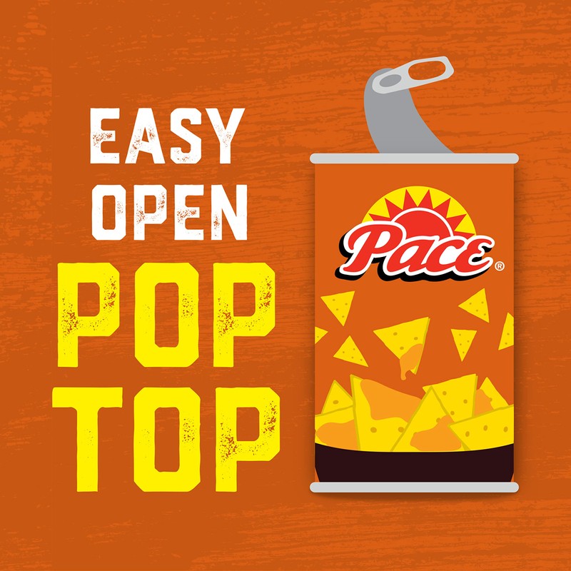 Pace Mild Nacho Cheese Sauce, 10.5 oz Can (12 Pack)