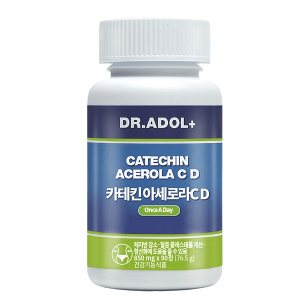 Dr. Adol Catechin Acerola 850mg / 닥터아돌 카테킨아세로라 850mg X 90정 1개(1개월분), 카테킨아세로라CD