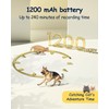Camlance 2K Pet Collar Camera with Phone App 32GB SD