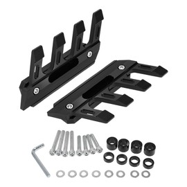 RATCHROLL 1 Set Motorcycle Fall Side Guard Front Fork Protector Front Fender Protection Mud Guards Side Guard Aluminum Alloy Black