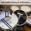 CashBeat 2-Pair Retractable Drum Brushes Wire Nylon with Drum Tuning