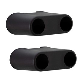 RV Door Holder Bump Stop | 1 1/4 Inch | Black or White Color Options | RV Interior Door Stop (2 Stops, Black)