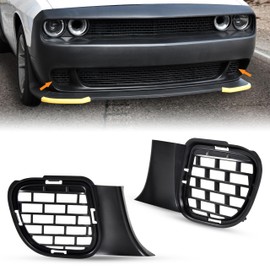 KEWISAUTO Front Lower Bumper Cover Grille for Dodge Challenger 2015-2022, Air Intake Front Bumper Grid Grill Front Bumper Grille Set for 2015-2022 Dodge Challenger Accessories