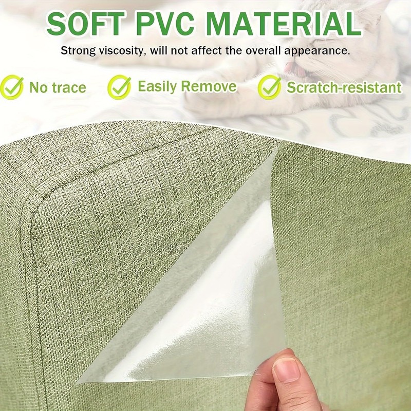 Cat Anti Scratch Tape,Transparent Sofa Protectors from Pets Scratch Stop