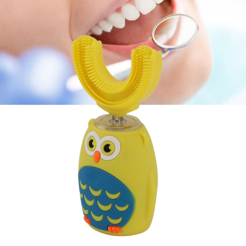 U Shaped Electric Toothbrush Ultrasonic Automatic USB Charging Cute Whole