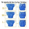 Paquete Completo De Pañales Ecológicos Unitalla Alva Baby
