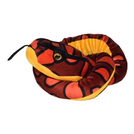 Wild Republic Snake Plush, Snake Stuffed Animal, Plush Toy, Gifts Kids, Rainbow Boa, 54 Inches