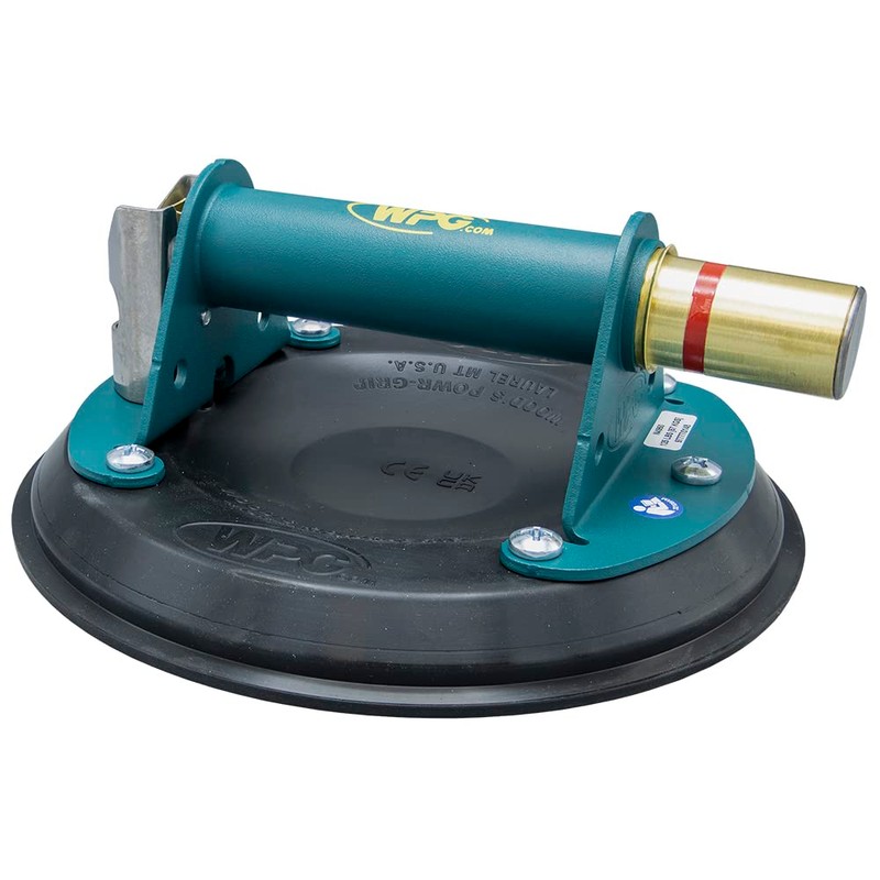 Wood's Powr-Grip N4950 8" Flat Vacuum Suction Cup with Metal