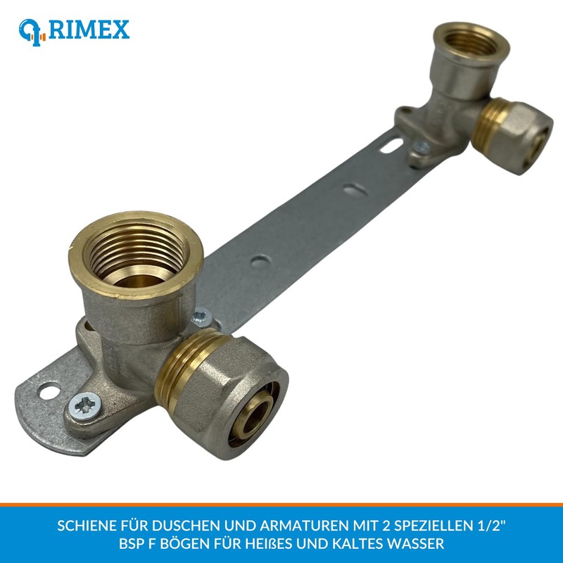 Rimex Bracket Mounting Unit for Shower Tap Connector Shower Bracket