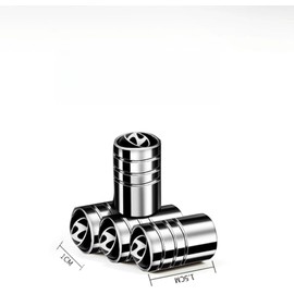 TONAUA Universal Air Valve Cap for Mazda Vehicles, Genuine Compatible, For Tires, Air Valve Cap, Corrosion Prevention, For Wheels, Set of 4 Accessories