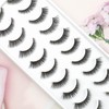 EMEDA Natural False Eyelashes, Cat Wing Fake Lashes, 3D Soft