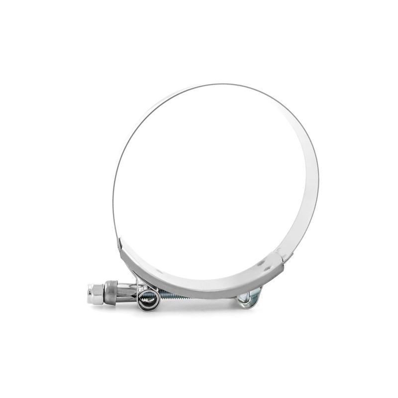 QWORK 3" T-Bolt Hose Clamp Stainless Steel, Working Range 83mm-91mm