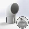 edaltec Pool Nozzle Inlet Nozzle 360° Rotatable Angled for Intex