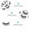 BIUDECO Natural Wispy False Lashes Individual Eyelashes Style Beauty Makeup