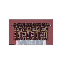 spring Home Cabin Pine Lodge Wildlife Window Valance for Any Room