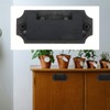 Antrader 2 Pcs Zinc Alloy Handle Drawer Hidden Drawer Cabinet