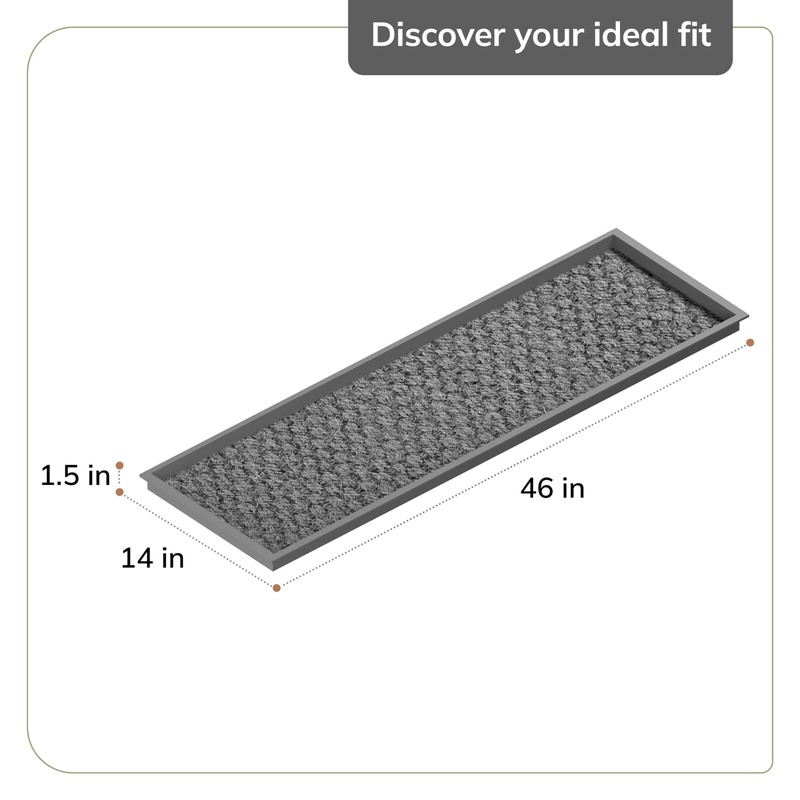 Anji Mountain Heavy Duty Waterproof Rubber Shoe Storage Mat Organizer/Boot
