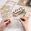 3D Puzzle Wooden Steam Locomotive Steam Train Model Building Wooden