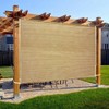 Easy2Hang Wheat 4' x 6' Side Shade Wall for Pergola,