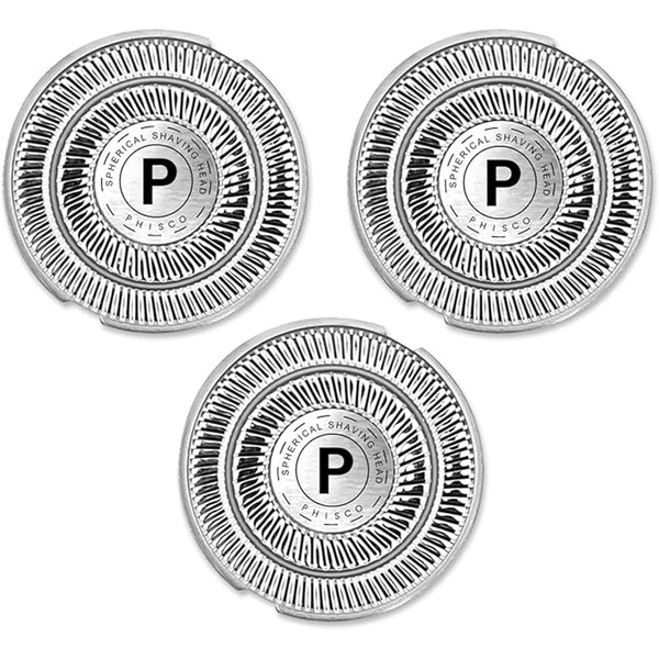 Phisco 8112 Titanium-Coated Razor Blades for Sensitive Skin, Hypoallergenic, Sharp