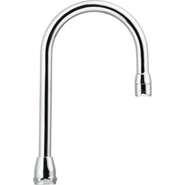 Moen S0030 Commercial M-Dura Gooseneck Spout, 5.25-Inch Reach, 5.5-Inch to Aerator, Chrome