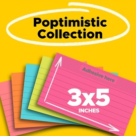 Post-It 6555Pk Post-it Notes, 3-Inch X5-Inch, 5/Pk, 100 Sh/Pad, Cape Town