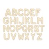 Craft Medley Unfinished Wood Cutout Uppercase Alphabet Letters Set -