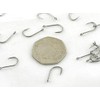 50 WIDE GAPE Size 8 eyed BARBLESS carp hooks fishing