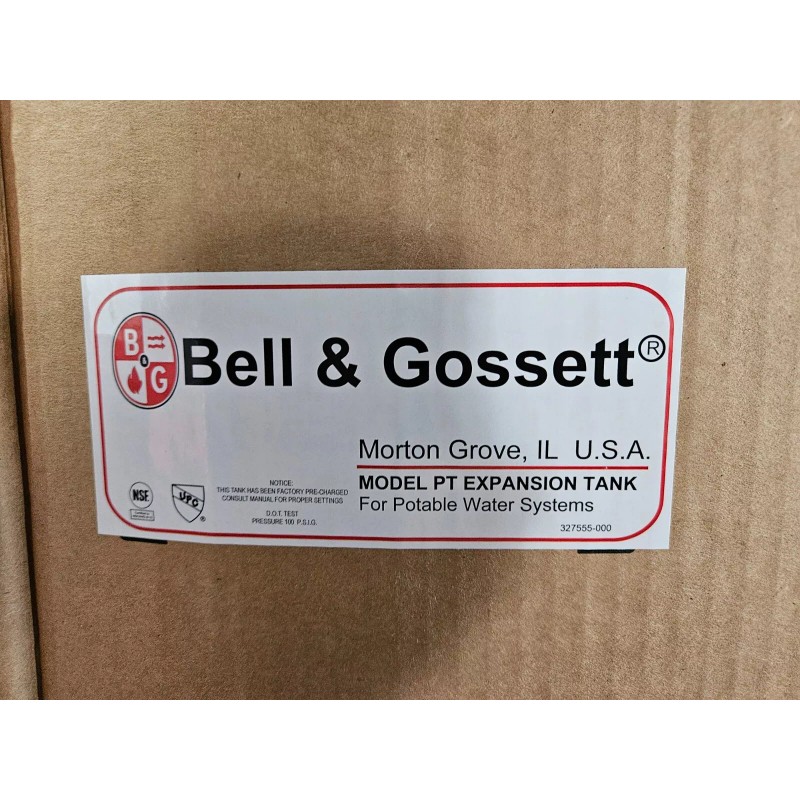 Bell & Gossett PT-12 Diaphragm Expansion Tank 4.4 Gallon 1BN318LF