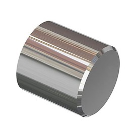 Deco Flair 11012031 0212 End Cap for Metal Curtain Pole 20 mm in Diameter Chrome – Pack of 2 Set