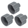 sourcing map 3 Pcs UPVC Reducer Pipe Fitting, 63x25mm PVC