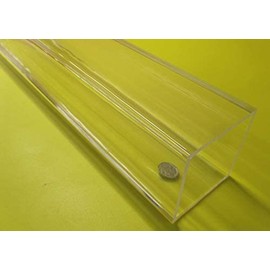 Acrylic Extruded Square Tube 3.00" (3") OD x 2.75 (2-3/4") ID x 6 Ft. Length Clear 1 pc