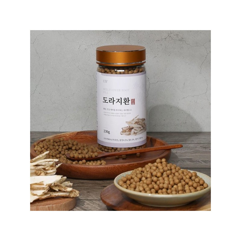 국내산 백도라지 도라지환 230g Domestic White Bellflower Root Tea 230g