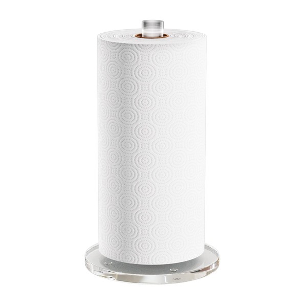 Collwait Paper Towel Holder Countertop, Freestanding Paper Towel Holders for