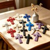 12 Cavity Cross Resin Molds, Silicone Cross Molds for Epoxy
