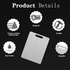 Fidqiog Titanium Cutting Board, Stainless Steel Cutting Boards for Kitchen,