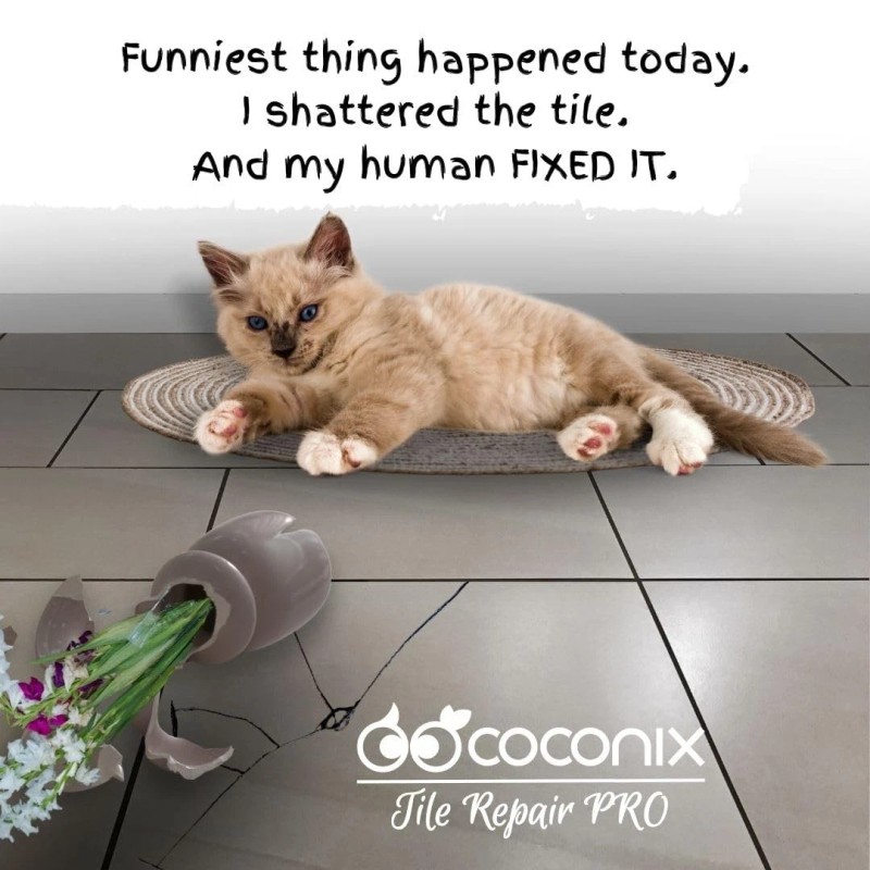 Coconix Tile & Stone Repair Kit | Fix Cracks, Chips,