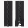 Black 28" (71cm) Chunky Zip – Separating #5 Weight Zipper,