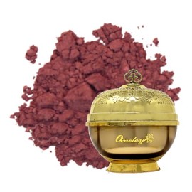 Crushed loose mineral blush powder vegan non comedogenic talc free Formulated Highly pigmented long lasting luminous cheek color fits all skin types (Rouge) 5 Gm