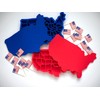 Amer-Ice Ice Cube Tray, USA Ice Cube Tray with State