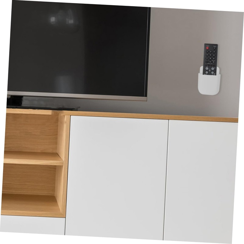 CAXUSD 6pcs Wall Mounted Remote Control Holder Multi-Functional Organizer for