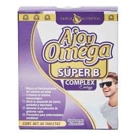 Ajo Y Omega Nutrition Súper B Complex Energy Corazón Estrés Sabor Sin Sabor