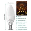LUTW E12 B11 Candelabra LED Light Bulbs, 40W Eqv, 2700K,