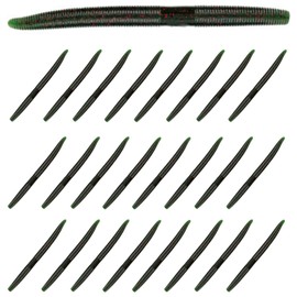 Reaction Tackle Watermelon Red Flake 24 Pack Soft Plastic Worm