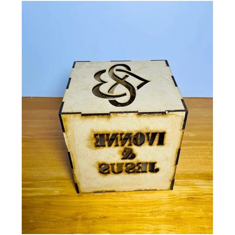 Cubo Para Dia De San Valentin