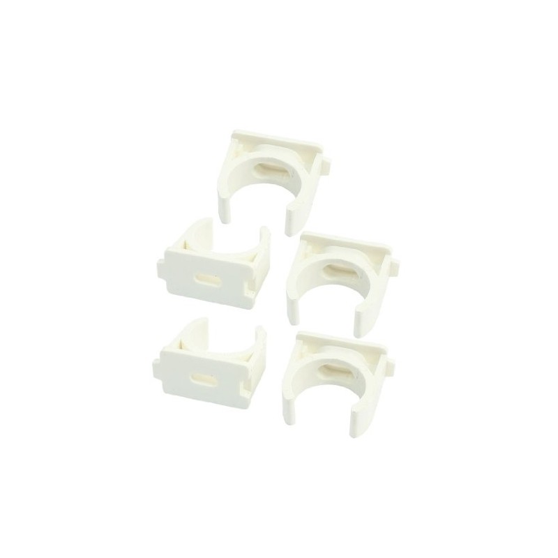 uxcell PVC Water Pipe Clamps Clips, 3/4" (25mm) TV Trays