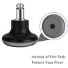 Bell Glides Replacement Office Chair Feet Swivel Caster Wheels to