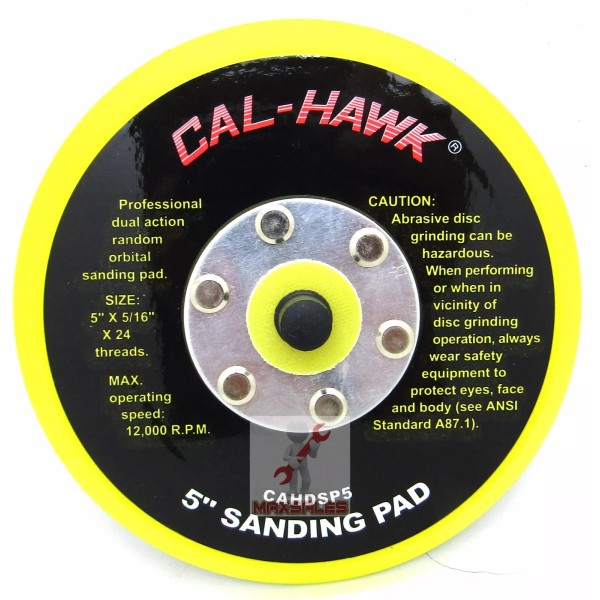 CALHAWK 5" DA PSA Sanding Backup backing pad for stick