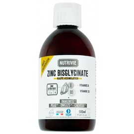 Nutrivie Zinc Bisglycinate 15 mg 500 ml