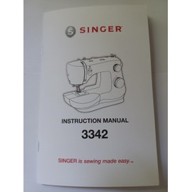 Singer 3342 Sewing Machine Manual (Reprint)